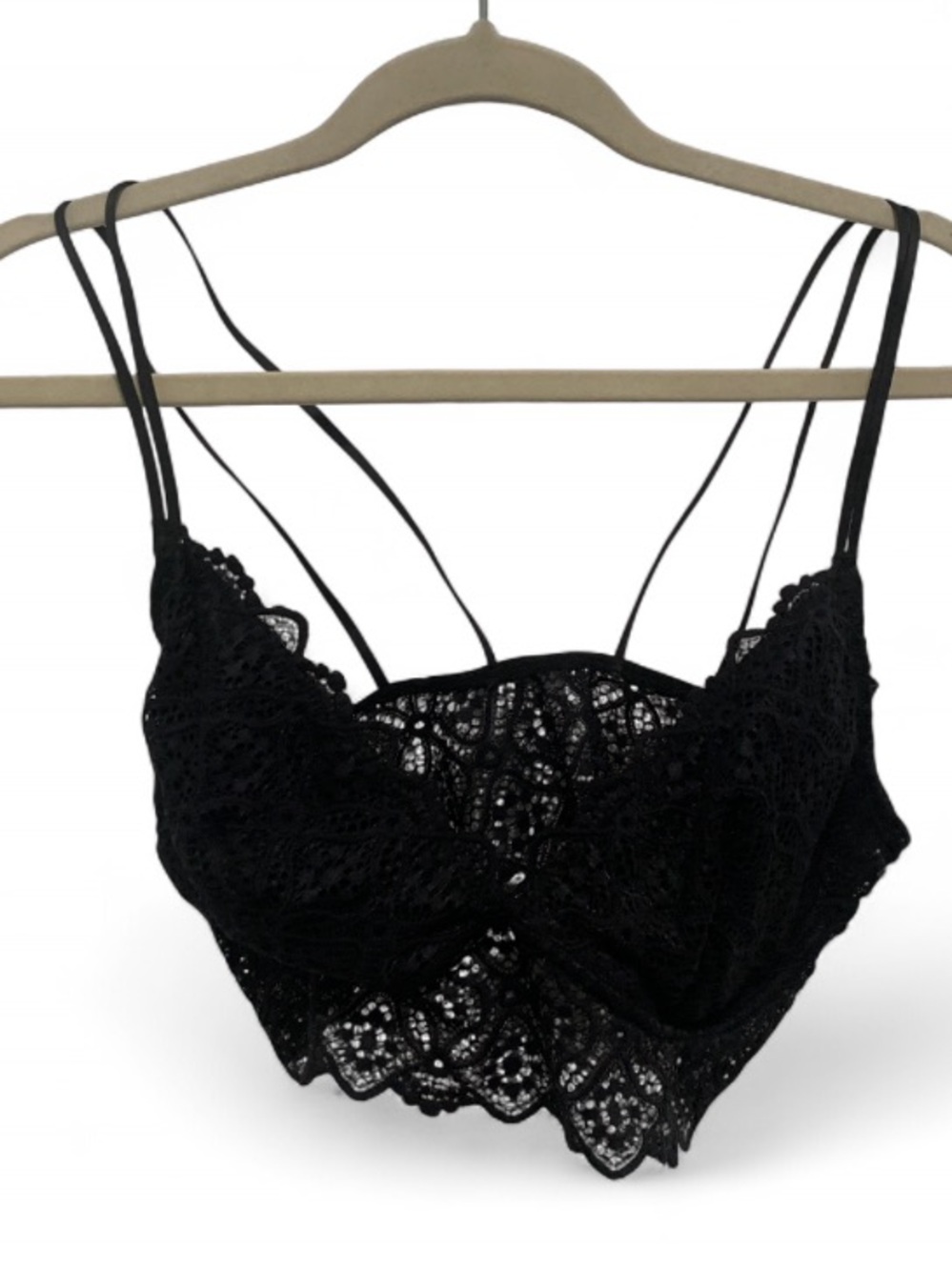 Auden Black Lace Lightly Lined Bralette